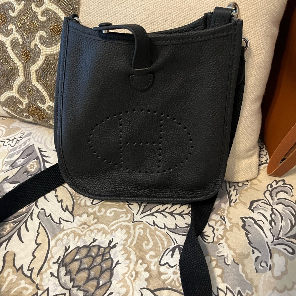 Designer Inspired Black Crossbody